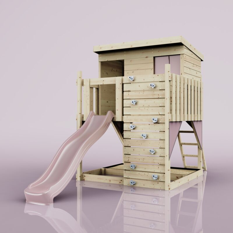 Maison sur pilotis PolarPlay Polarstern Rosa 415 x 190 cm