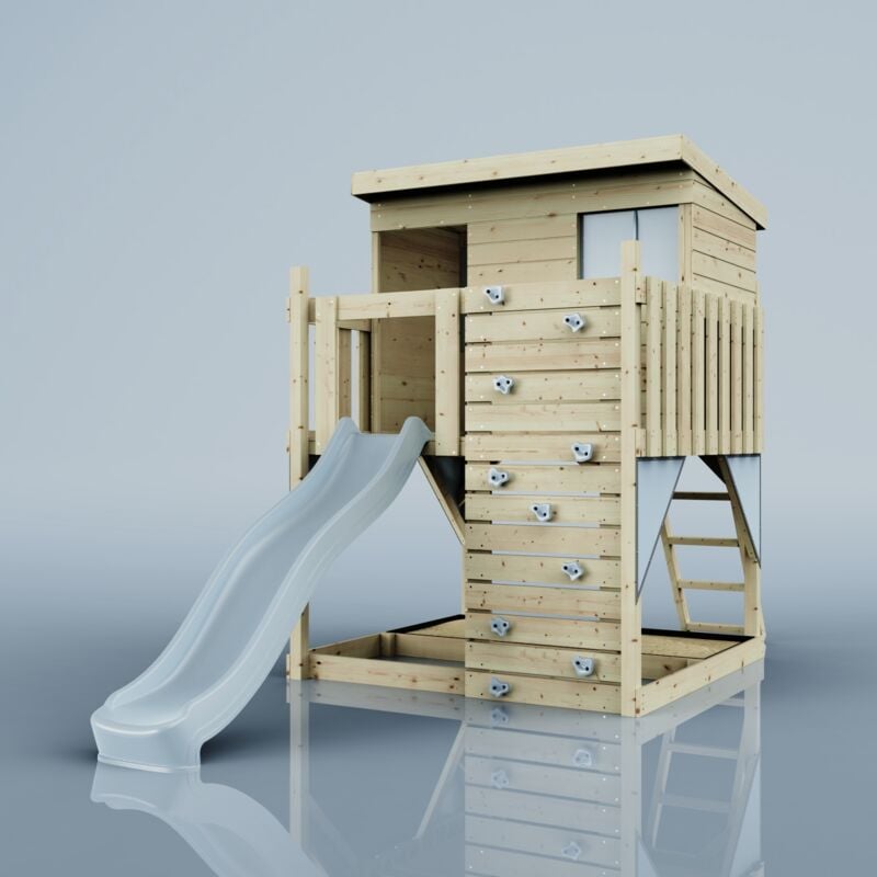 Maison sur pilotis PolarPlay Polarstern Bleu 415 x 190 cm