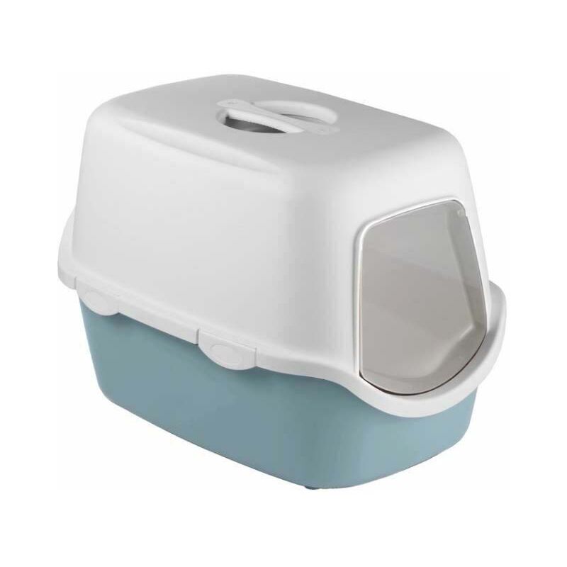 Zolux - Maison de toilette avec filtre à charbon Cathy bleu et blanc - Bleu et blanc