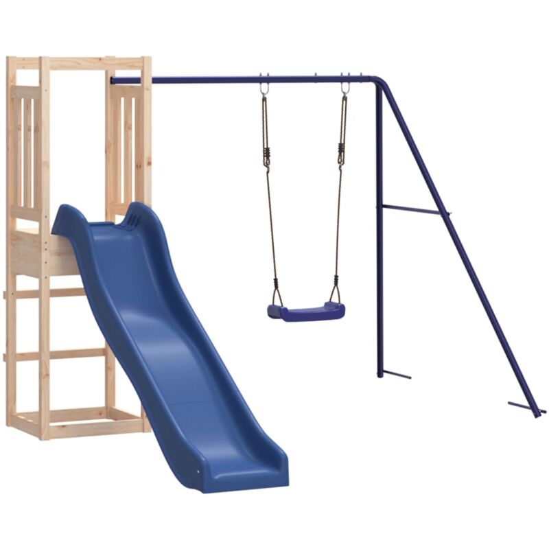 vidaXL Spielturm Massivholz Kiefer