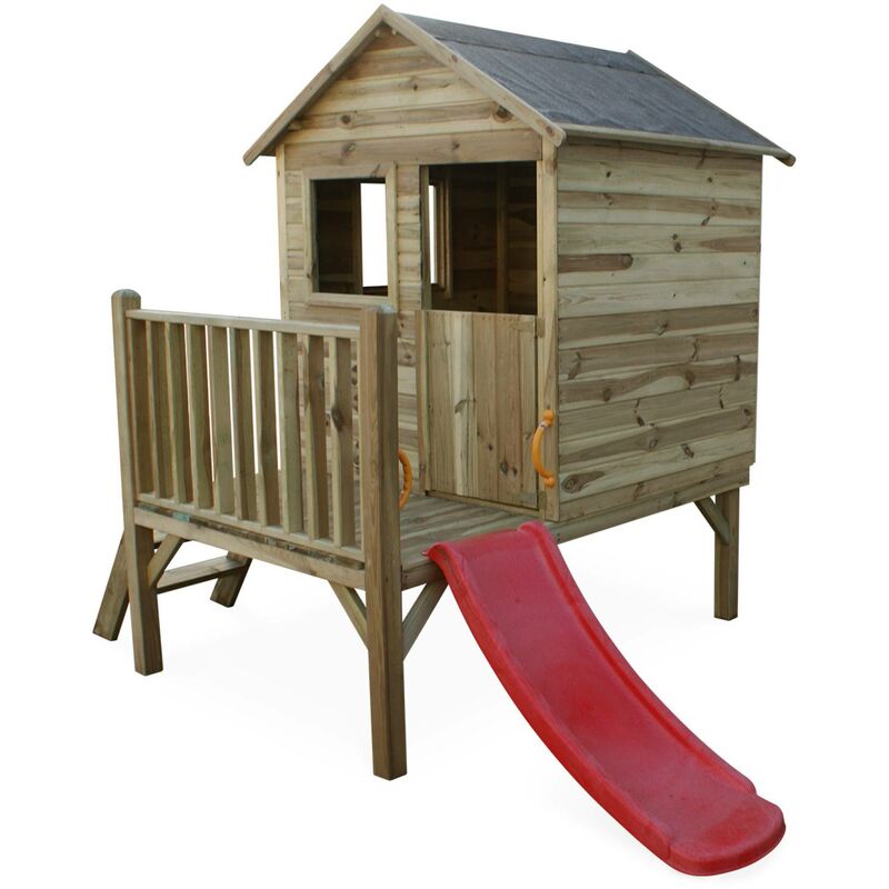 Maisonnette en bois 2m² - Magnolia - cabane pour enfant en pin autoclave