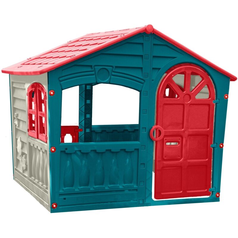 Maisonnette cabane plastique multicolore twilight