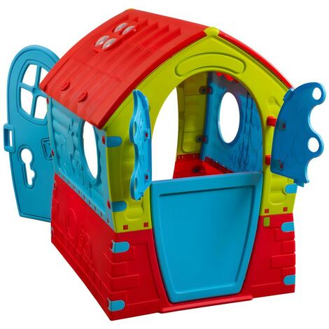 Maisonnette pour enfant SUZON - L95 x P90 x H110 cm - Multicolore