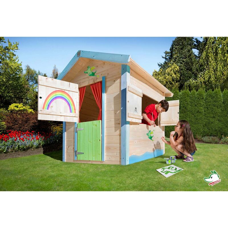 Maisonnette pour enfants Tabaluga en bois - Weka