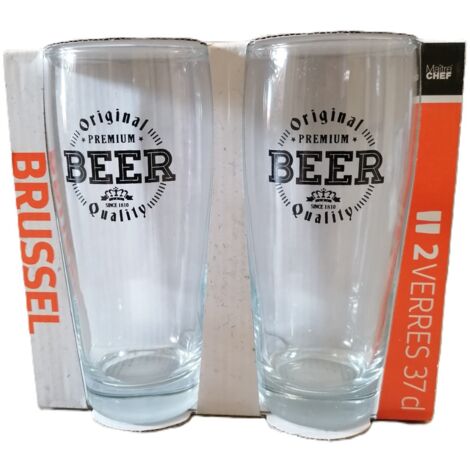MAITRE CHEF - 2 BICCHIERI DA BIRRA 37CLMODELLO BRUSSEL