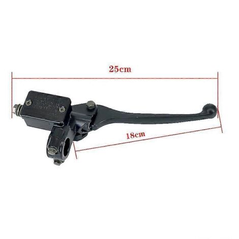 Maître-cylindre de frein avant et d'embrayage pour moto, levier de frein hydraulique pour dirt bike, quad, cyclomoteur, buggy, karting - 10 mm à droite