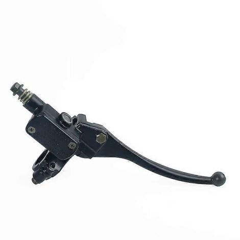 Maître-cylindre de frein hydraulique avant droit pour moto tout-terrain, quad, cyclomoteur, scooter, buggy, karting, motocross - 8 mm, noir, droit