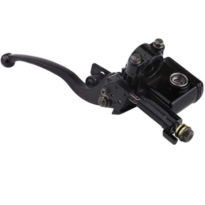 Maître-Cylindre Gauche De Frein Hydraulique, 7/8' Maitre Cylindre Frein Avant Moto Frein Embrayage Maître-Cylindre Gauche Levier D'embrayage Et