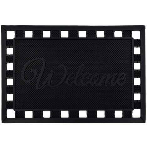 Maiva Welcome Scraper Rubber Studs Doormat, 40x60cm