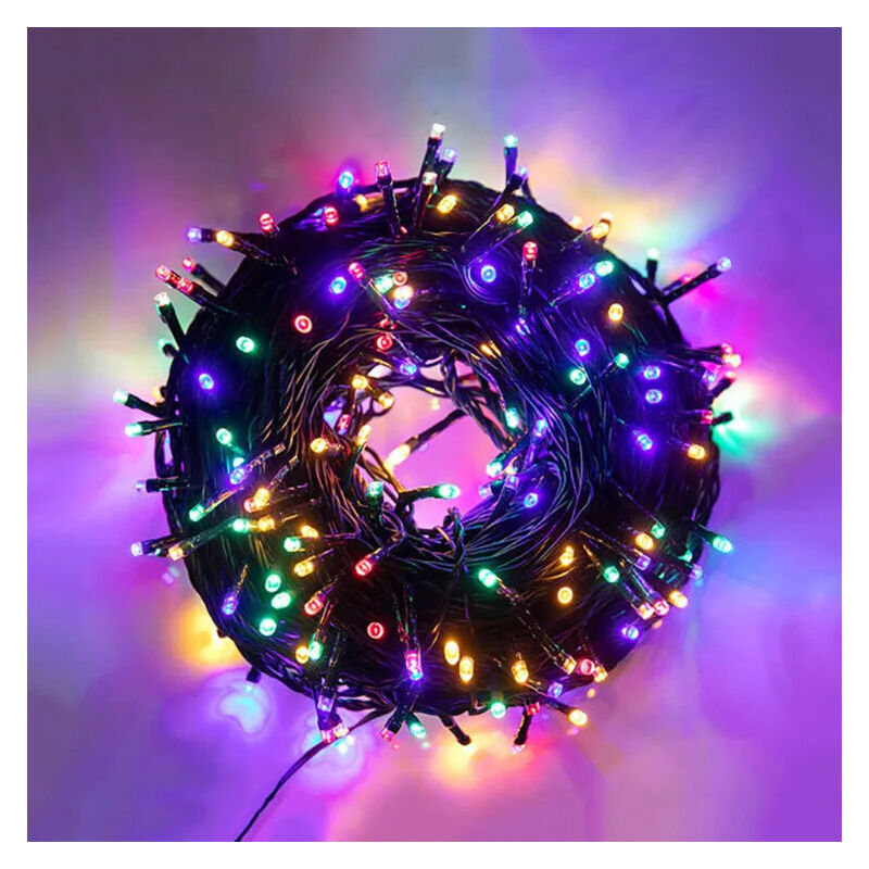 Maka - Luci di Natale Vintage a led per Albero, fino a 600 led, IP20, Decorazioni per Interno - bianco freddo - 100