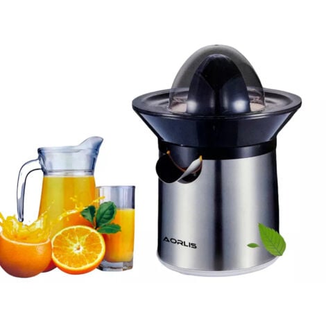 MAKA Spremiagrumi Elettrico Automatico con Coperchio, 0.3 Litri e 40W, Ideale per Succhi Freschi, Facile da Usare e da Pulire, Design Compatto per Ogni Cucina