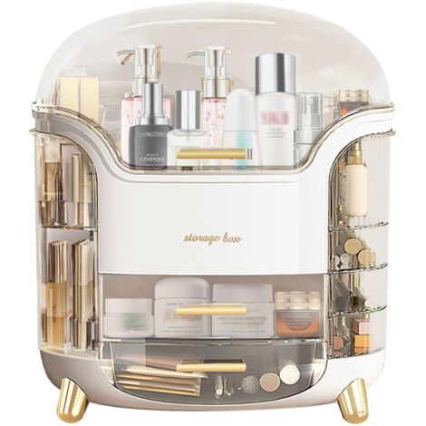 Make-up-Aufbewahrungsbox, Hautpflege-Make-up-Organizer, Aufbewahrungsbox mit Schublade, große Kapazität