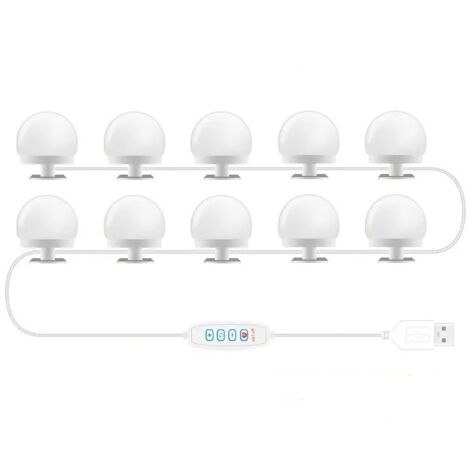 Make-up-Frontabdeckung mit LED-Beleuchtung, Heizung und USB-Anschluss – Praktischer Schutz und optimale Ausleuchtung für präzises Schminken