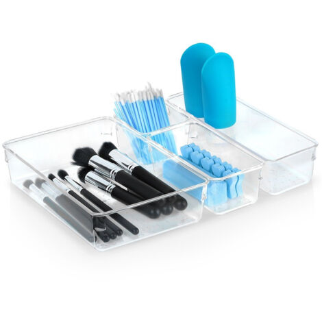 Make-up-Organizer aus Acryl, 4-teilig.
