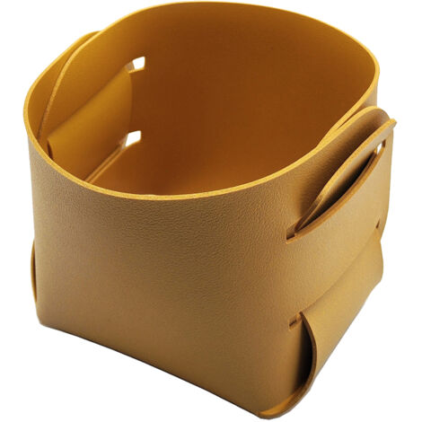 Make-up-Pinselhalter aus Kork und Leder, Aufbewahrungsaccessoire für trendige Inneneinrichtung, inklusive dekorativer Stifthalter.
