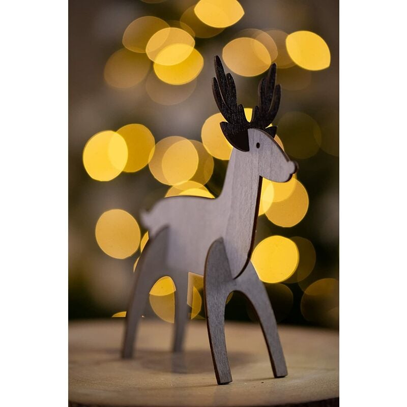 Make Your Own Reindeer Wooden Christmas Ornament – 17cm