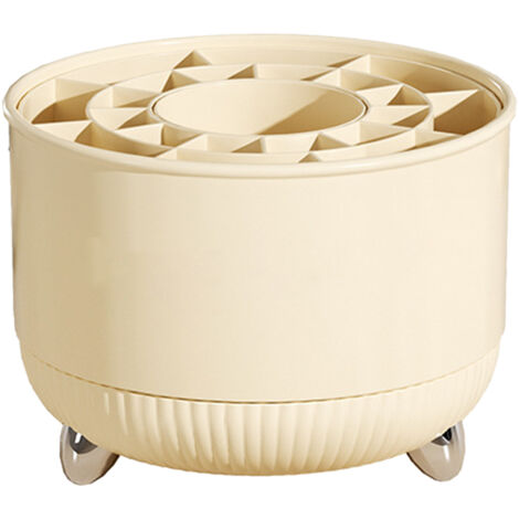 Makeup Brush Holder Organizer 360 Rotating Large Capacity Makeup Brush Storage Box for Home 21 Grid