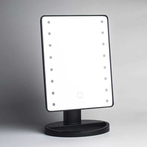 MAKEUP mirror LED light black 525 gr
