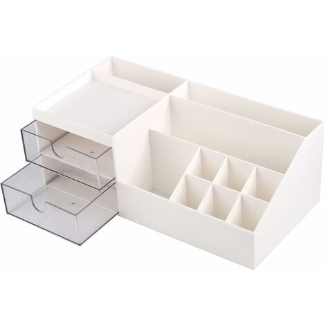 Makeup Storage Makeup Organizer Portable Acrylic Cosmetic Storage Box,  Transparent Drawers Jewelry Box Cosmetic Holder For Dresser And Bathroom