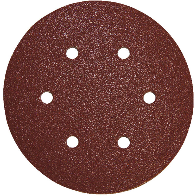 Disque abrasif MAKITA 150 mm Grain 180 6 trous daspiration Lot de 10