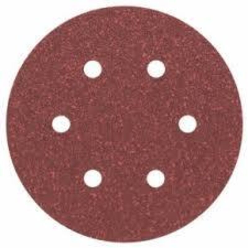 Disque abrasif Makita 150 mm Grain 80 6 trous daspiration Lot de 10