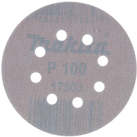 Makita 10x Schleifpapier Vorschliff Klett 125 mm K100 - D-65844