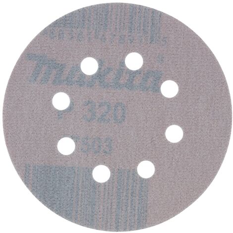 Makita 10x Schleifpapier Vorschliff Klett 125 mm K320 - D-65894