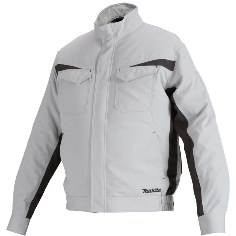 Image of Akku-Klimajacke Workwear inkl. Akku BL1850B Gr. 2XL grau - Makita
