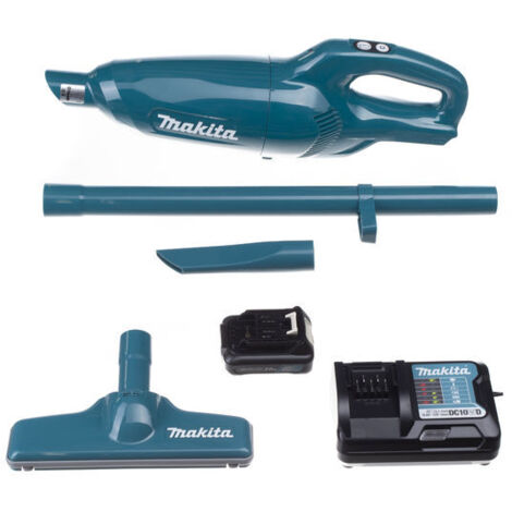 Makita - 12V Akku-Staubsauger, 1x 2,0 Ah Li-Ion CXT Akku, Ladegerät CL108FDWA