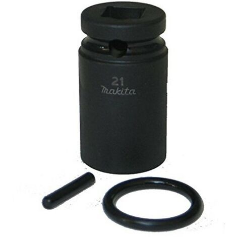 Makita 134833-2 1/2"" 21mm Scaffolders Impact Socket 52mm Long Retaining Pin