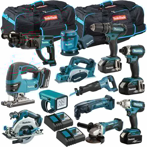 Makita 18V 13 Piece Cordless Kit T4TKIT-1232