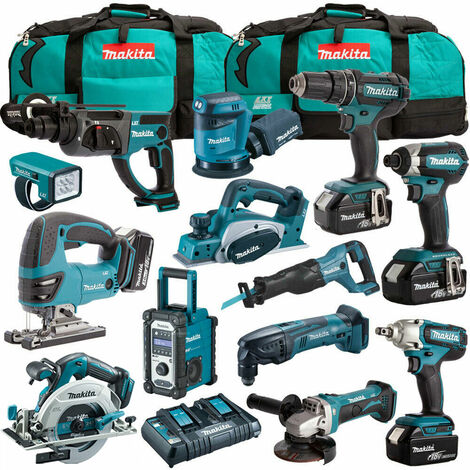 Makita 18V 13 Piece Cordless Kit T4TKIT-1233