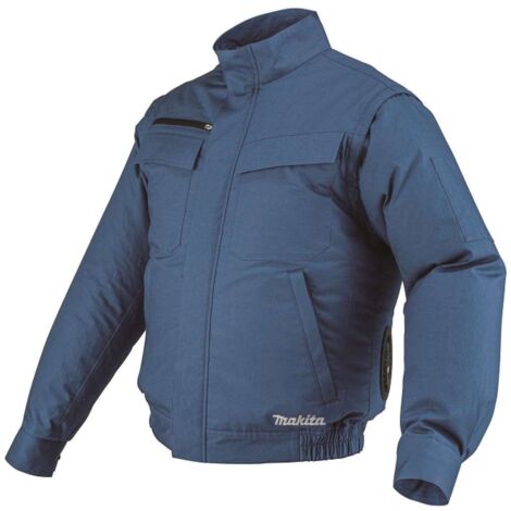 Makita - 18V Akku-Jacke mit Lüfter, Größe XL, ohne Akku und Ladegerät DFJ312AXL