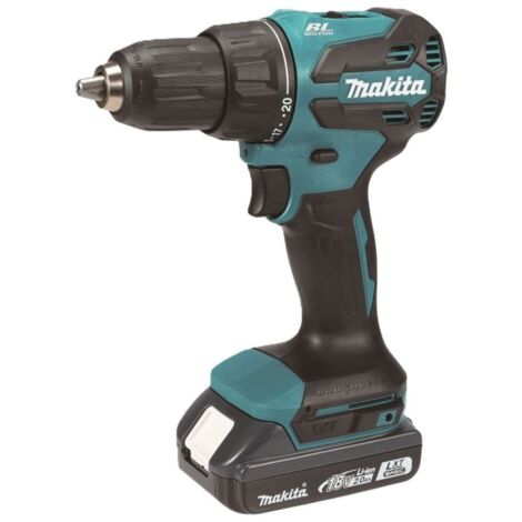 Makita - 18V Akku-Schlagbohrschrauber, 2x 2,0 Li-Ion Akku, Ladegerät DHP490WVE