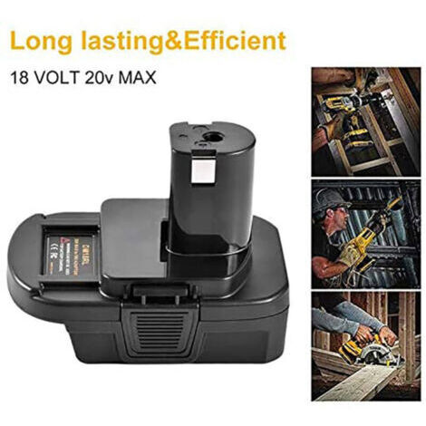 Makita 18V au Ryobi 18V P108 P105 Abp1081 Batterie Lithium-ion, Convertisseur Adaptateur de Batterie