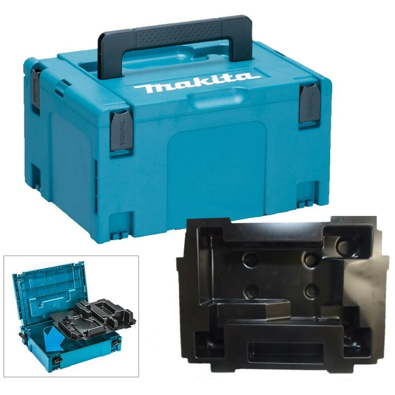 Makita - 18v Autofeed Screwgun Makpac Tool Case and Inlay for DFR550 DFR440
