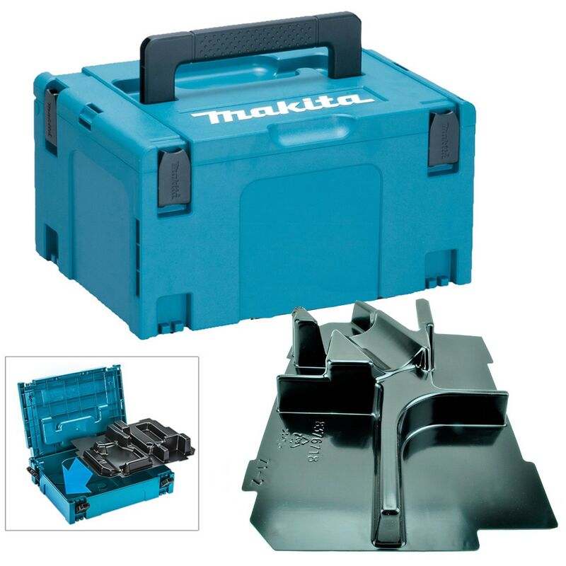 Makita - 18v Cordless Multi Tool Makpac Tool Case and Inlay for DTM40 DTM50 DTM51
