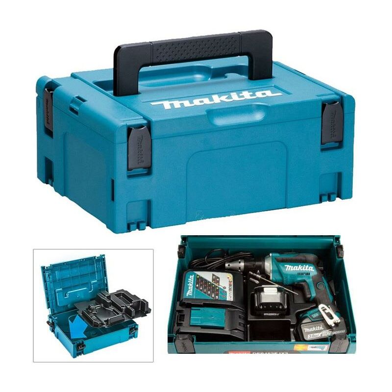 Makita - 18v Drywall Screwdriver Makpac Tool Case +Inlay for DFS451 DFS452 DFS441