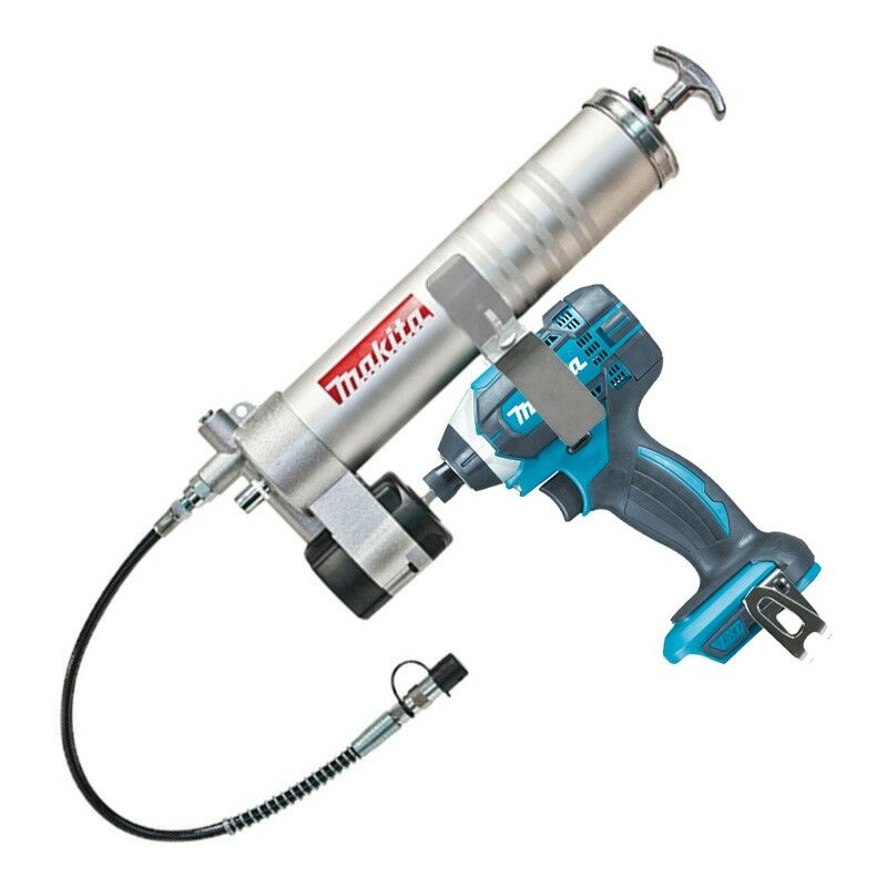 18v lxt Grease Gun Attachment with DTD152Z Cordless Impact Driver - Bare - Makita