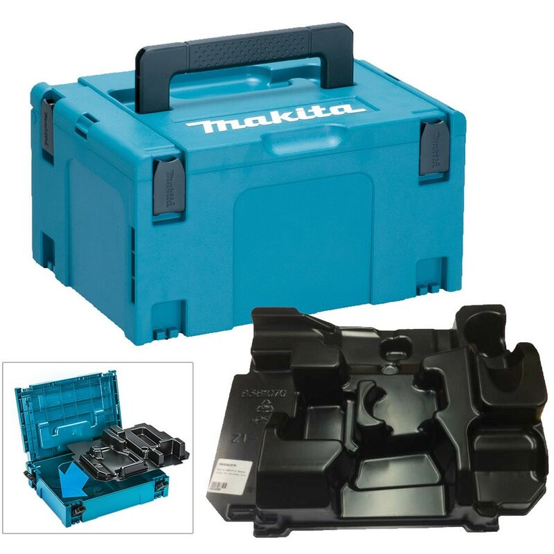 Makita - 18v Tool Case Toolbox Twin Pack Case Makpac for Combi Drill Impact Driver