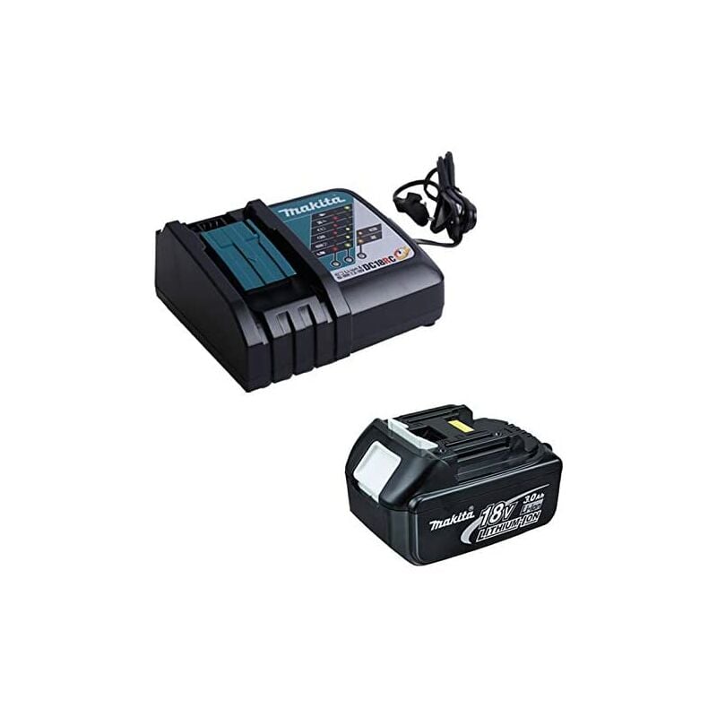 

Makita - Batería BL1830Bx1(18V3A) + DC18RC de cartón.