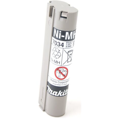 Makita 193888-6 7034, Batteria di ricambio 7,2 V/2,5 Ah