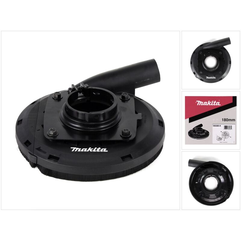 Makita - Cuffia di aspirazione 180 mm ( 195385-8 ) - per smerigliatrice angolare