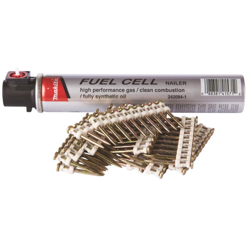 Chiodi per calcestruzzo 2,6 x 35 mm, 1.000 pz. con cartuccia a gas Calcestruzzo - 2,6 x 35 mm - 1.000 pz. - Makita