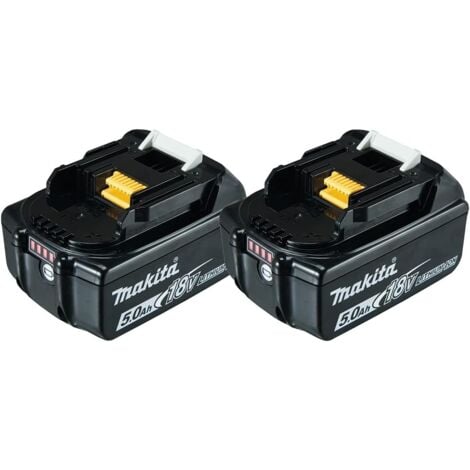 Makita 197288-2 BL1850B Baterías Duopack 18V Litio-ion - 5.0Ah (2 piezas)
