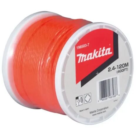Makita 198507-9 Filo Tondo Decespugliatore Tagliabordi 2,7mm x90m