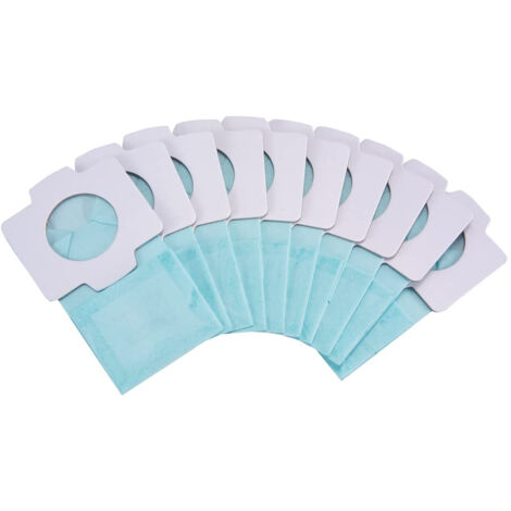 MAKITA 198744-5 LOT DE 10 FILTRES EN PAPIER POUR DCL182, CL107, CL072, CL102, BCL142, BCL182