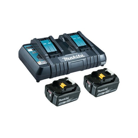 Lot d'1 batterie et d'1 chargeur DEXTER POWER, 18 V, 2.5 Ah lithium-ion