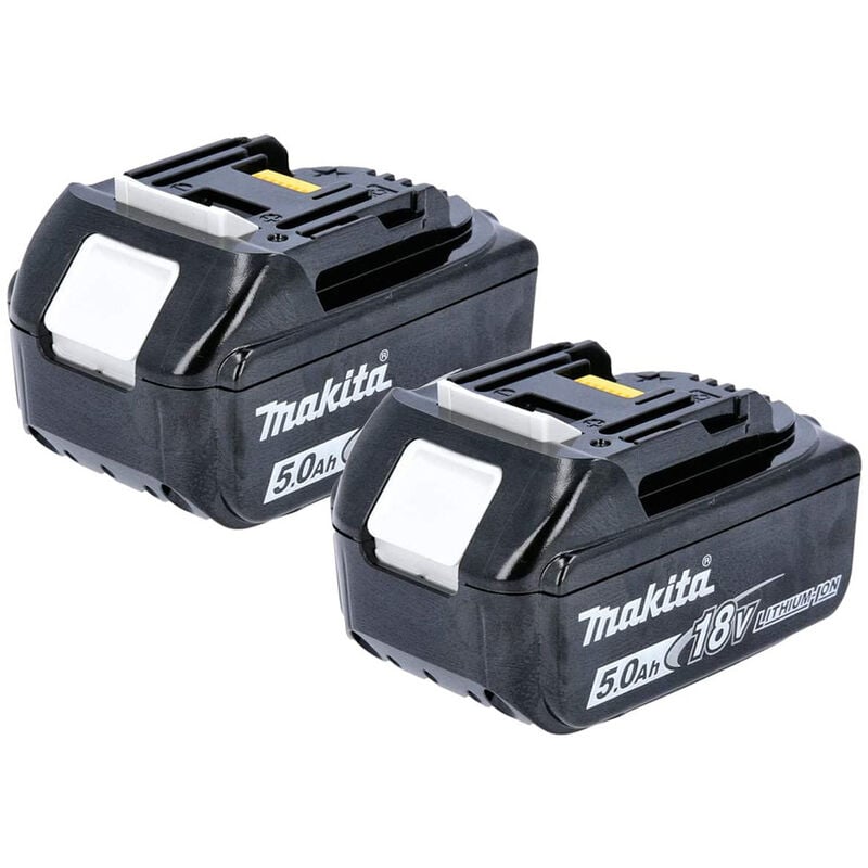 Makita - 2BL1850B Batterie 18V 5Ah lxt Litio con indicatore Led - Kit 2 Pezzi