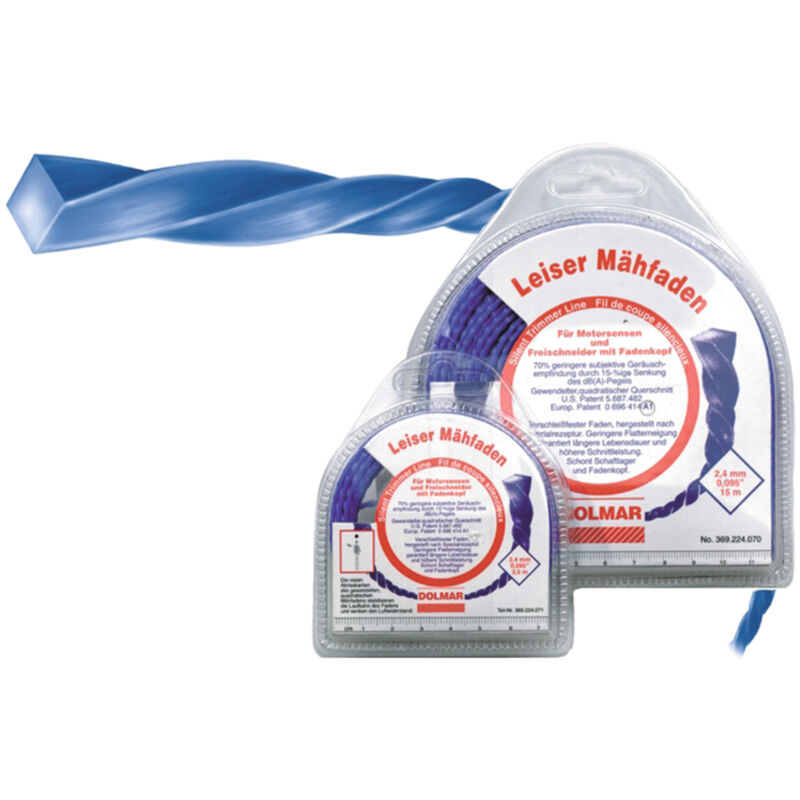 369224062 Débroussailleuse à fil spiralé Coupe-bordure 2,0 mm x 120 m - Makita